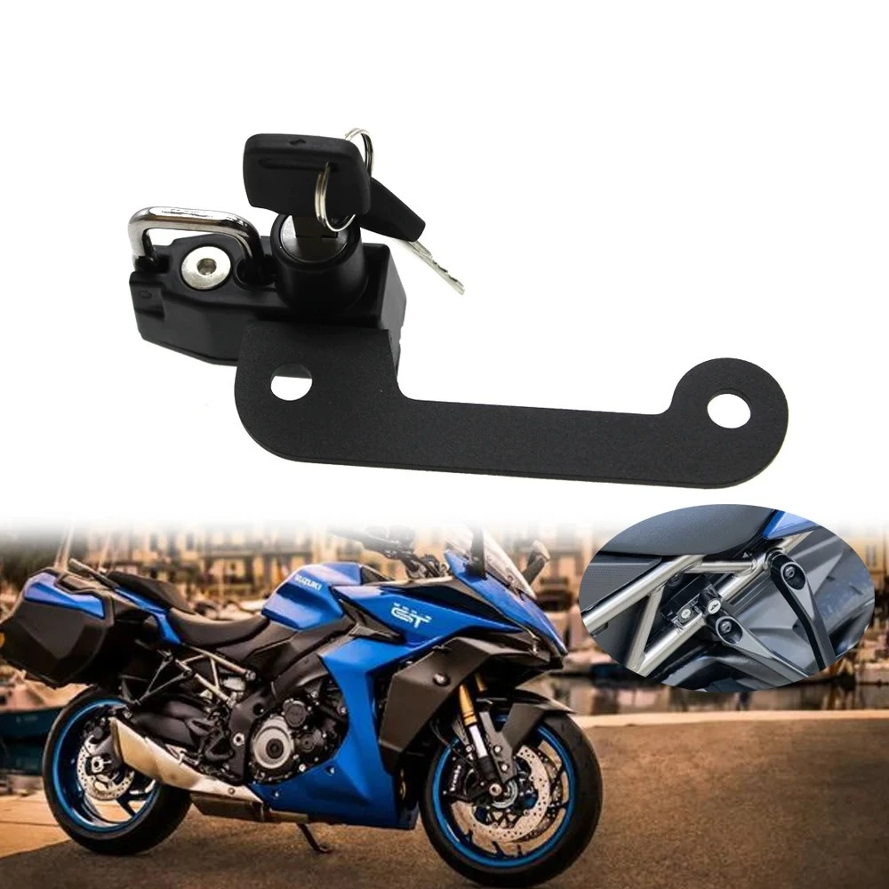 

Helmet lock and anti-theft lock suitable for GSXS1000GT 2021 and 2022