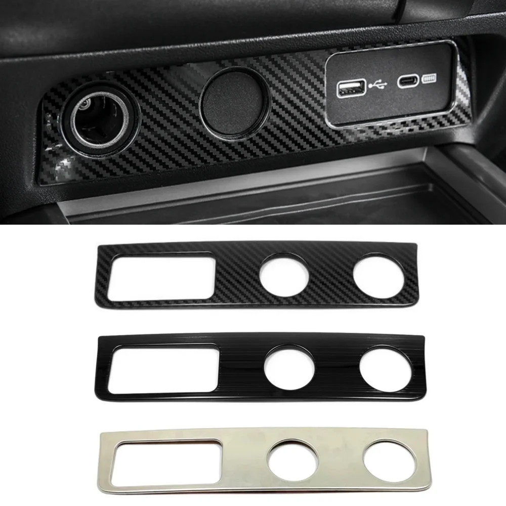 

For GWM Great Wall Tank 300 2022 2023 Center Console Cigarette Lighter USB Interface Panel Frame Cover Trim Interior Accessories