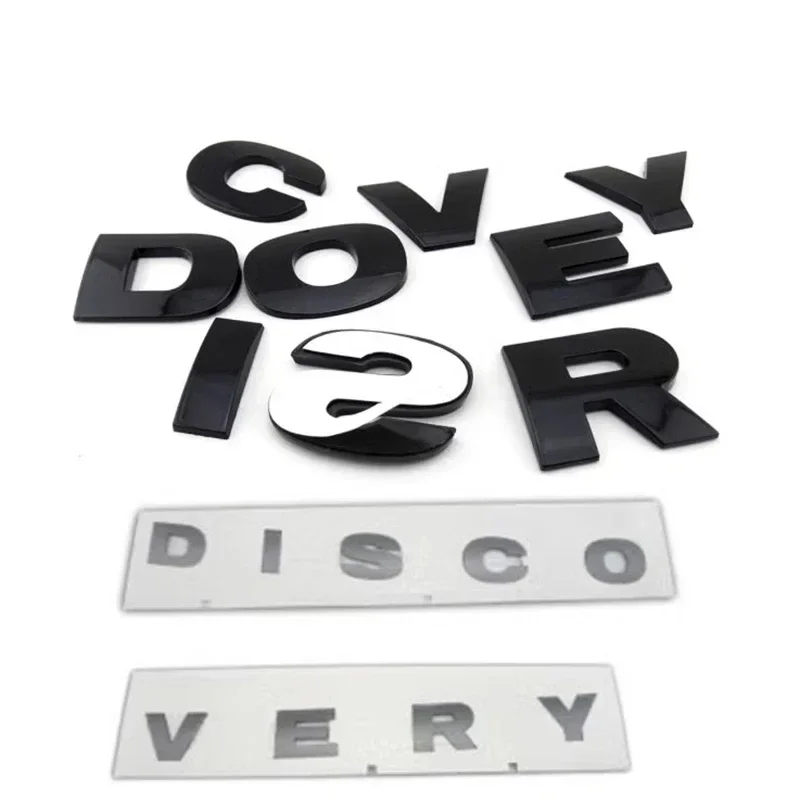 ثلاثية الأبعاد ABS رسائل شعار سيارة الجبهة هود شارة بونيه ملصق لاند روفر ديسكفري الرياضة شعار ديسكفري 4 3 5 2 TD5 اكسسوارات