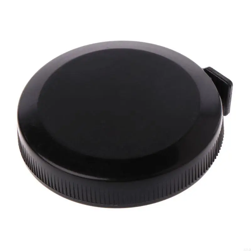 A2UD 1.5m/60 inci mini pita hitam mengukur alat retractable ganda tubuh penjahit pita penguasa fleksibel tahan aus