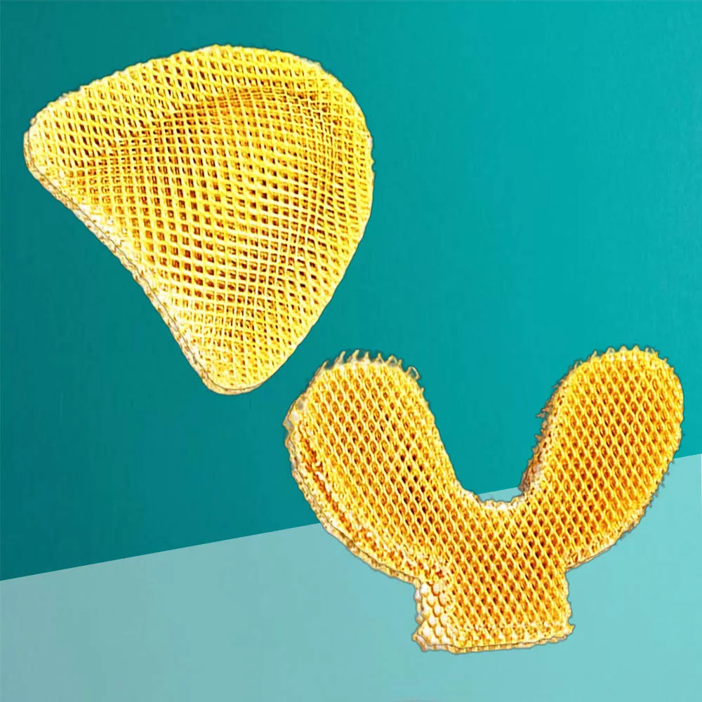

20Pcs Dental Reinforcement Mesh Golden Metal for Upper and Lower Palatal Use Orthodontic Support Mesh Dentistry Tools