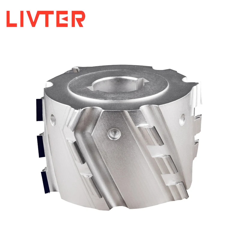 LIVTER Pre Milling Cutter for Edge Banding Machine 100mm/125mm PCD  Single Flute Coated Face Mill OEM Supported