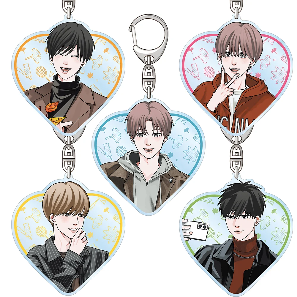 Takara-kun to Amagi-kun Takara Amagi Tanaka Katori Yamagaki Acrylic Keychain Bag pendant anime goods desk figure Fans Charm Gift