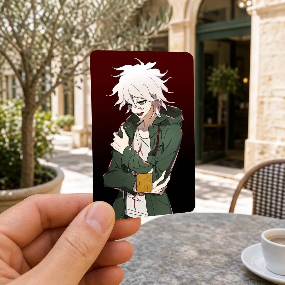 N-Nagito K-Komaeda  Waterproof Bank Card Sticker Skin for Credit Debit Chip Cards Decorative Cover Film