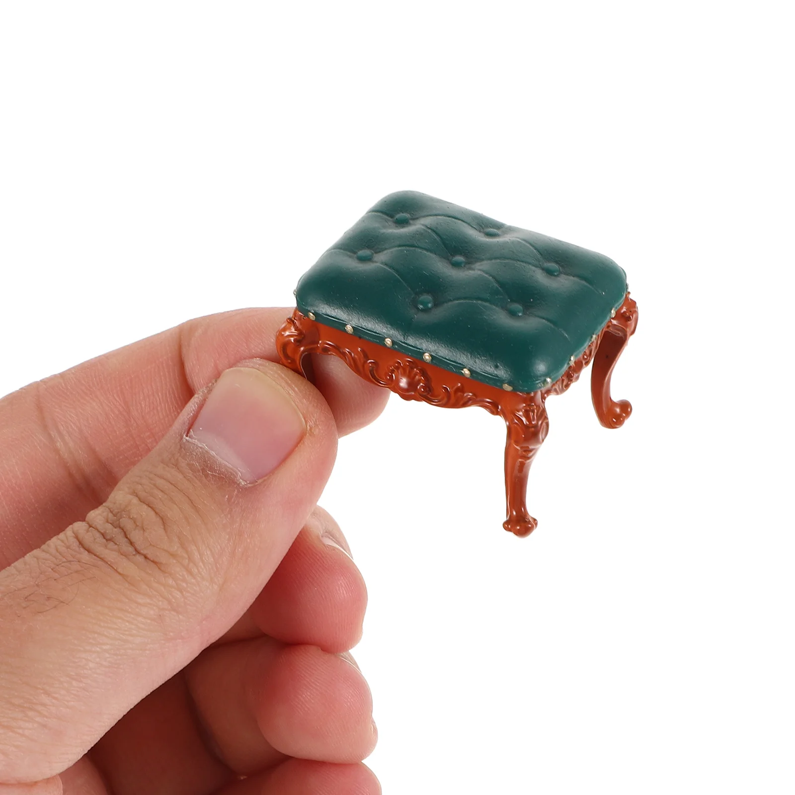 Simple Dollhouse Chair Individual Vintage Home Decor Metal Miniatures