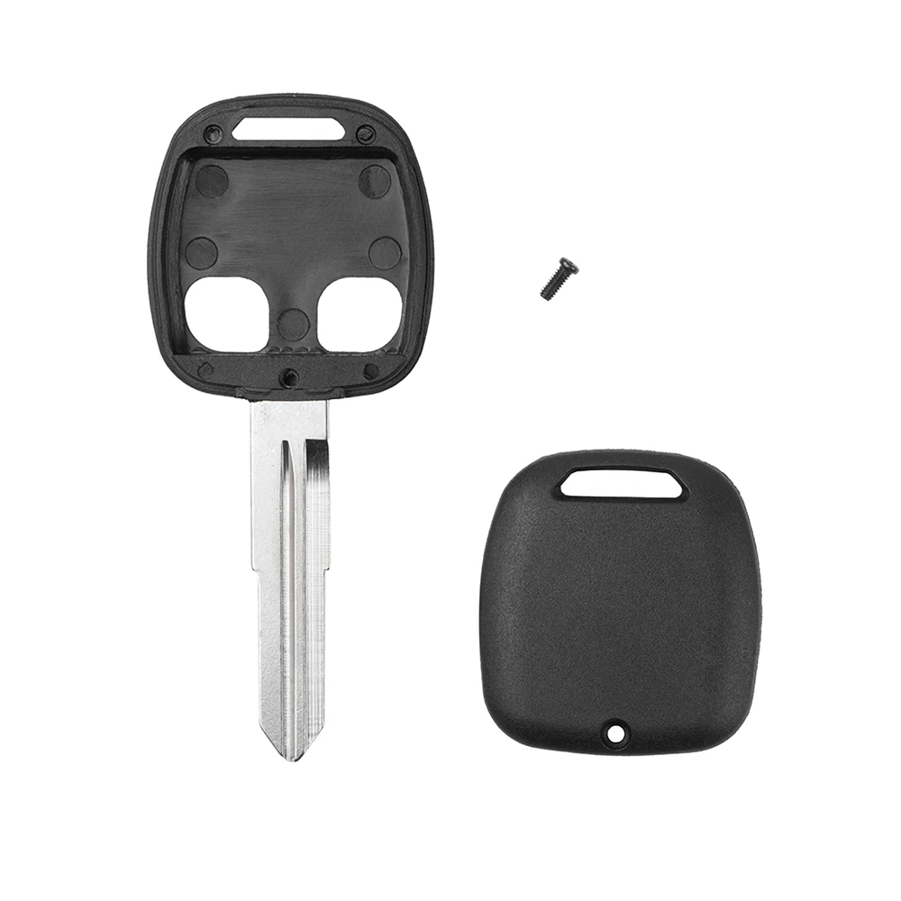 5PC Car Emergency Key Shell Key case Cover 2 Button Smart Key Casing Replacement Key Shell for Old Mitsubishi PAJERO