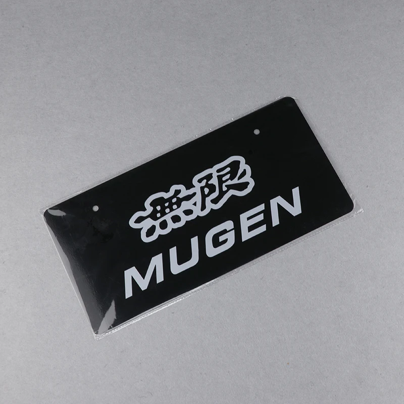 1 Stück Mugen Power jdm Nummernschild im japanischen Stil für CRX, S2000, TYP R, INTEGRA, CIVIC, EG6, EK9, DC2