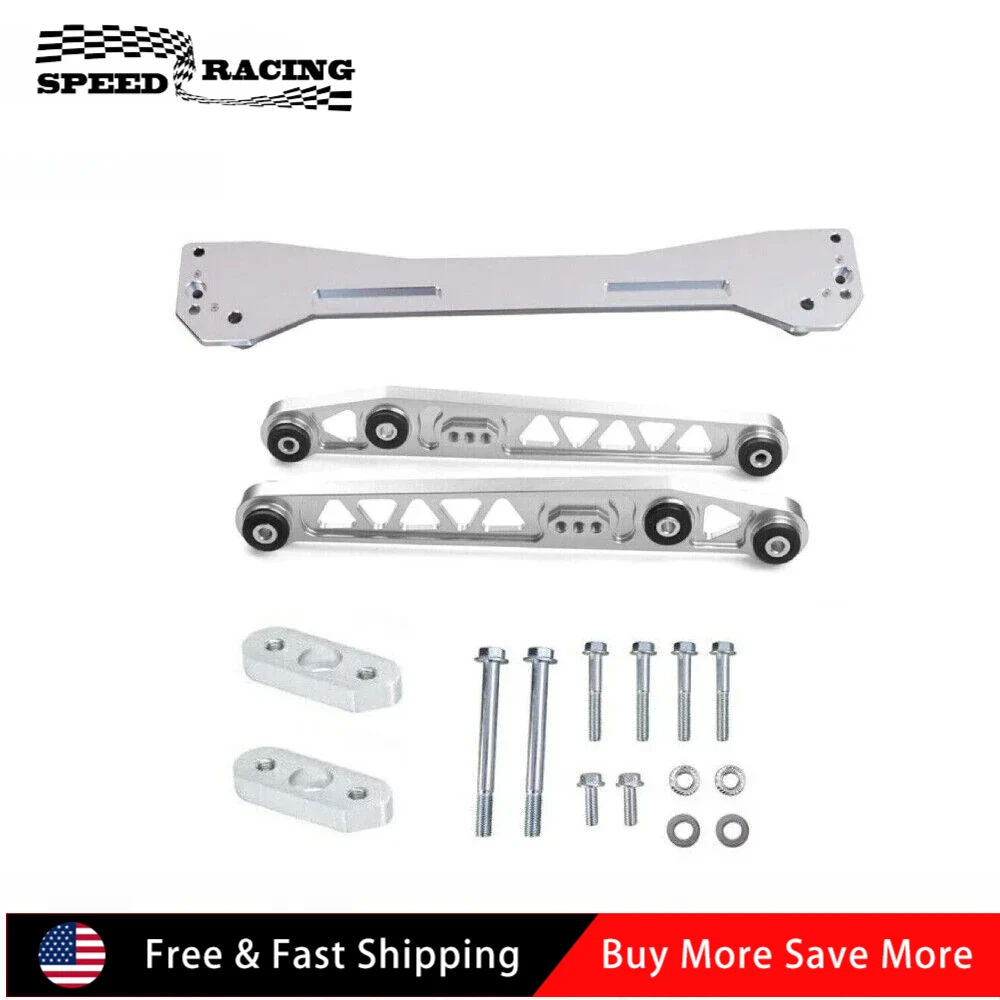 

Заготовка заднего нижнего рычага управления, распорка подрамника для Honda Civic EK LCA серии 1996-2000 гг., серебристая