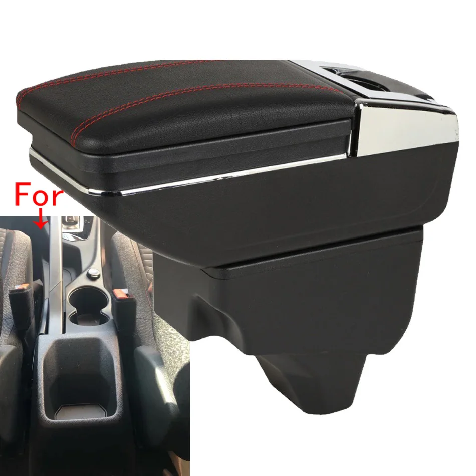 For Peugeot 208 Armrest Box For Peugeot 2008 Car Armrest 2019-2024 Storage Box Ashtray Retrofit Parts Interior Detail Accessorie