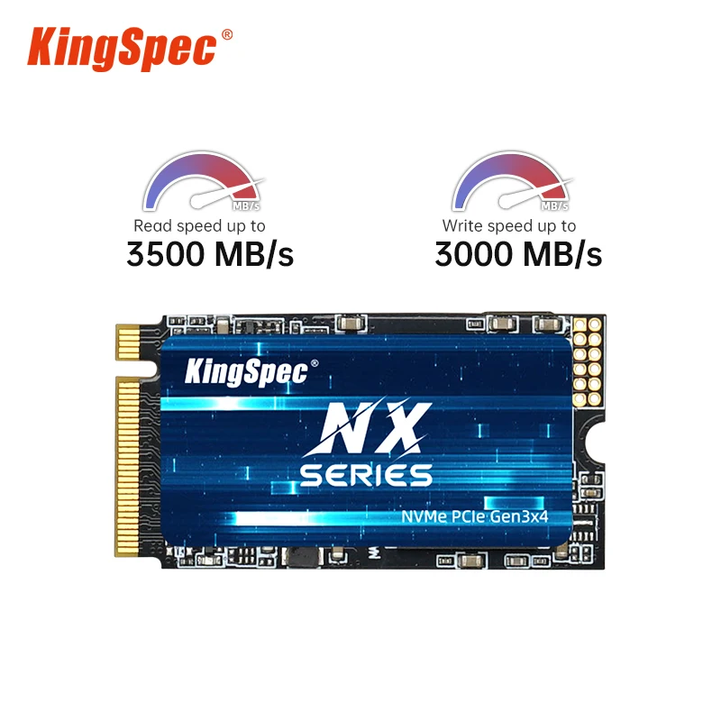 KingSpec 노트북용 내장 솔리드 스테이트 드라이브, M.2 NVMe PCIe 3.0 X4 SSD, 256GB, 1TB, 128GB, 512GB, 2242 PCIe 디스크