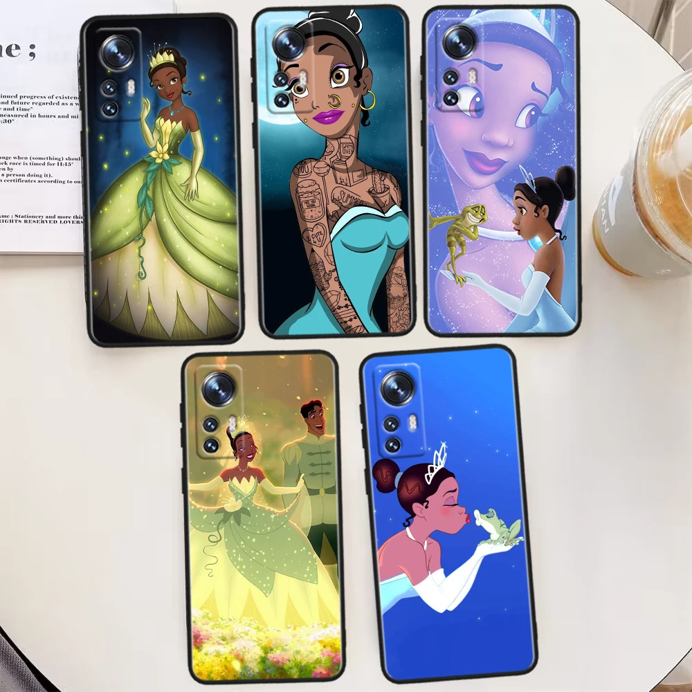 

Disney Tiana Princess For Xiaomi Mi 13 Ultra 12T 12S 12X 11i 11X 11T Play HyperCharge Lite Pro Black Phone Case Phone Case