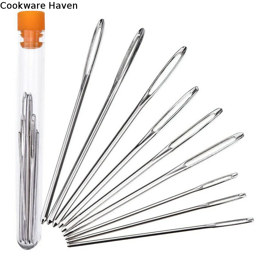 Craft Large Eye Blunt Stitch Stitchery Leather Thread Knitting Needle Embroidery Tool Sewing Needles Sewing Accessories