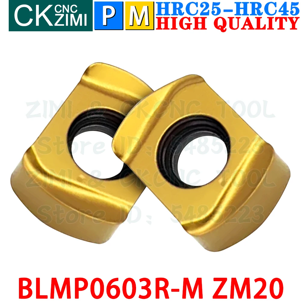 BLMP0603R-M ZM20 BLMP 0603R M Carbide Insert Fast Feed Milling Inserts Tools TEBL06 TFMBL CNC Metal Lathe Indexable Milling Tool
