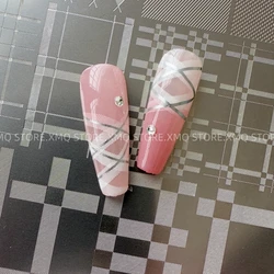 XMQ NAIL ART STAMPING PLATES CHECK DESIGN STAMPING PLATES