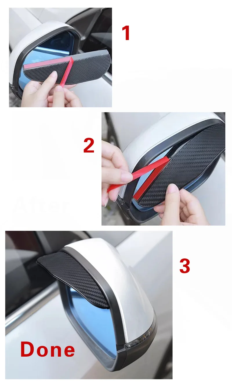 

Car Rearview Mirror Eyebrow Rain Cover Auto Mirror Rain Shield Shade Cover Protector Guard Car Rearview Mirror Rain Eyebrow