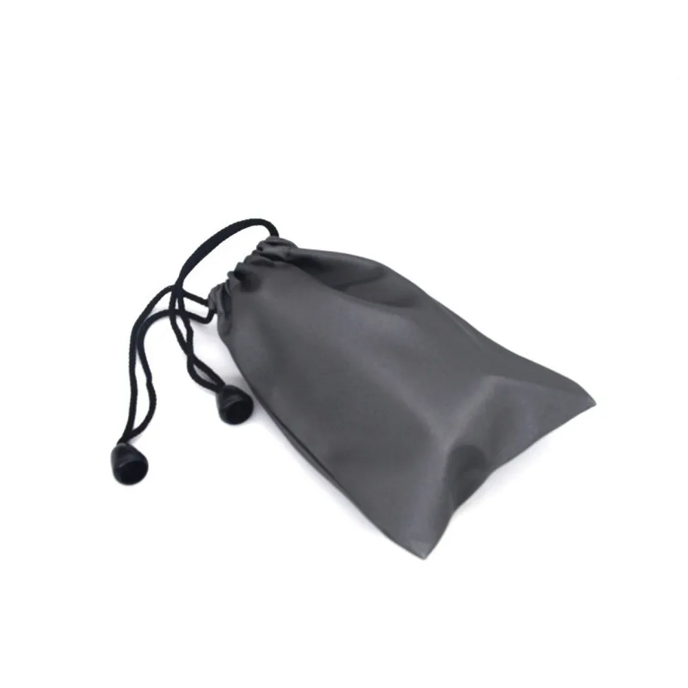 Drawst Closure Drawstring Storage Pouch Portable Dustproof Waterproof Dustproof Pouches Black Lightweight Durable