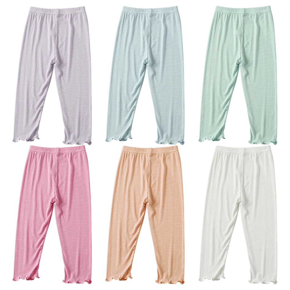 Ultra Comfortable Girls Korean Summer Ice Silk Bottoms Breathable Lightweight Long Pants Suitable for Casual and Playful Days