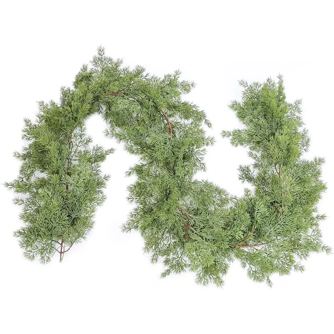 

1pc Artificial plant Long vines green NewYear Christmas Pine tree Home board festival Outdoor Garden wreath Party Decor DIY gift