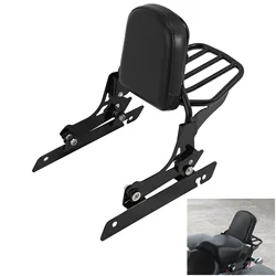 Sissy Bar Backrest Luggage Rack For Harley Dyna Street Bob FXDB Low Rider FXDL FXDLS Super Glide Custom FXDC Wide Glide FXDWG
