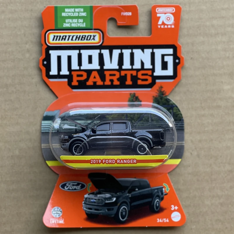 Original Mattel Matchbox Moving Part Series 1/64 Car Ford Pagani BMW Metal Models Vehicles Kids Toys for Boys Diecast Collection