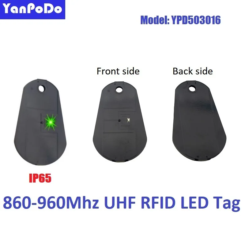Yanpodo Passive RFID LED Tag UHF 860-960mhz 0-4M LED Light RFID Tags for Keychain Keyfobs Locating Book Tool Tracking Management