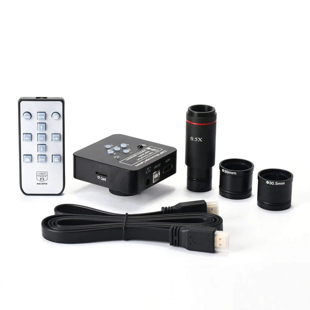 

Micro-for 21 million pixel industrial microscope camera with 0.5X electronic eyepiece HD camera