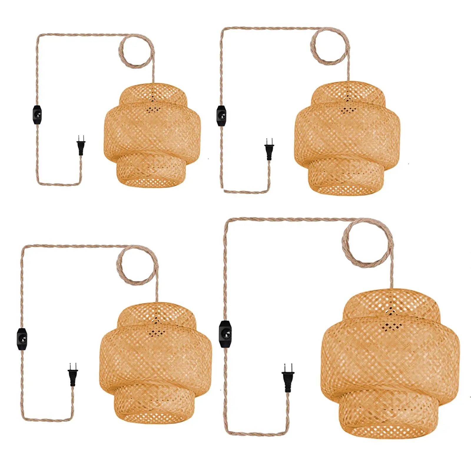 

Подвесной светильник в стиле бохо с диммером и шнуром 4,2 м, цоколь E27, для ресторана, спальни, отеля, кухни