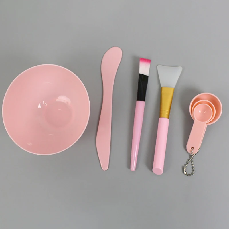 Facial Brush Mask Bowl Spoon Set Mask Brush Bar Beauty Tools Mixing Tools Skin Care Makeup Supplies Woman Facial Tools