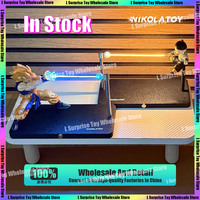 NIKOLATOY Dragon Ball Super Saiyan Son Goku Chaozu Figure Dynamic Wave Kamehameha Wave Night Light Decoration Ornament Toys Gift