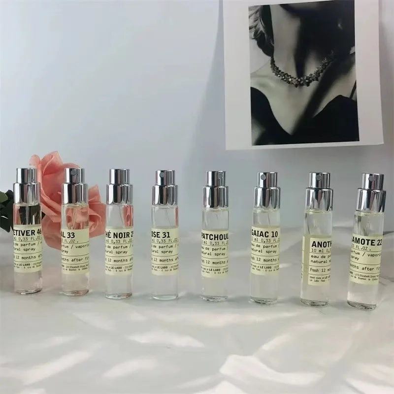 زجاجة عطر صغيرة محمولة قابلة لإعادة الملء سعة 10 مل مع مضخة رائحة رذاذ حاويات مستحضرات التجميل الفارغة زجاجة رذاذ الرذاذ