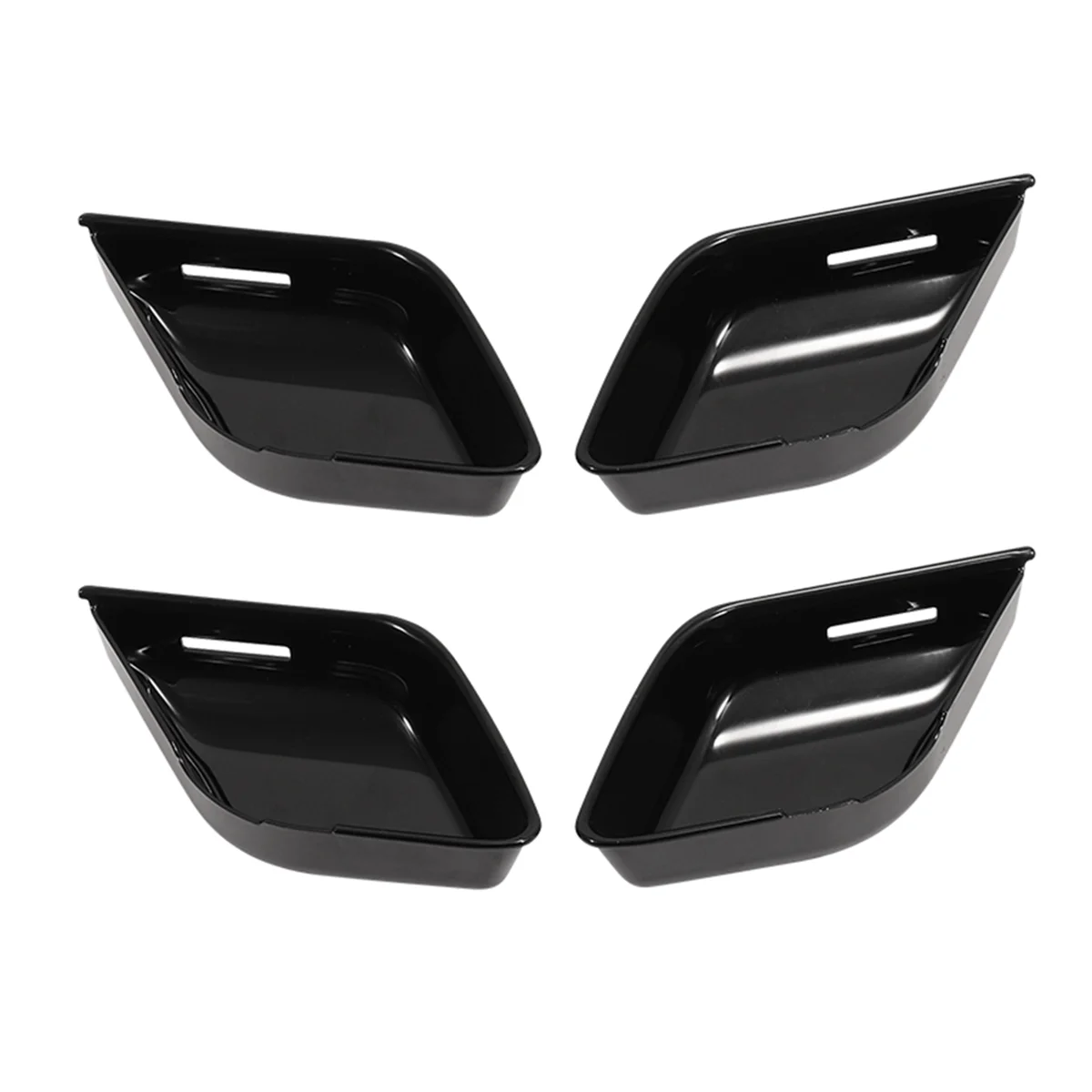 

4Pcs Black Inner Door Handle Bowl Cover Trim for Mercedes Benz C E W214 S W223 GLC EQE EQS-Class 2021-2024 Door Bowl