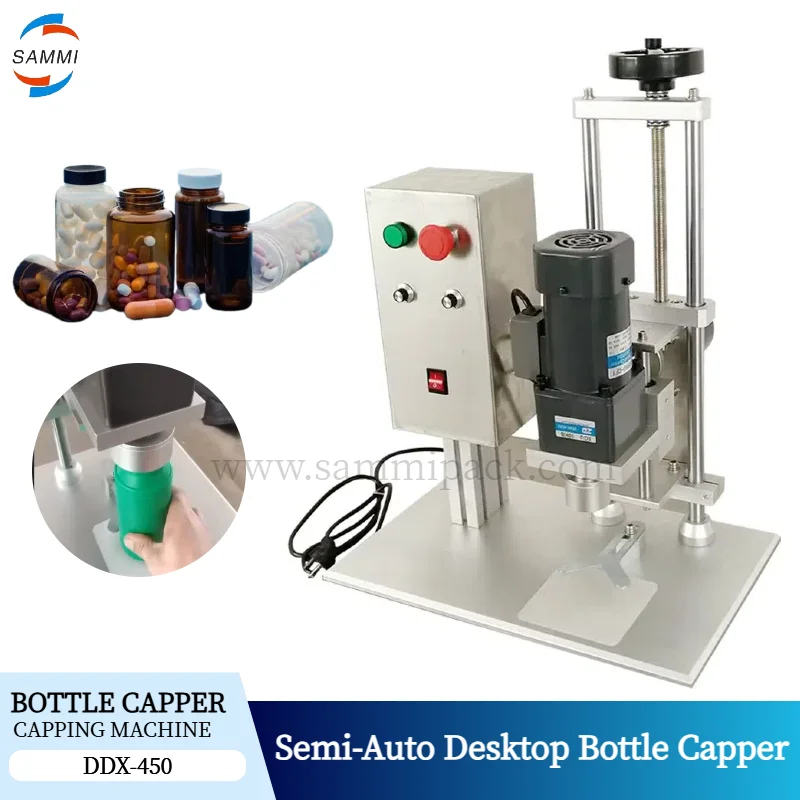 

Pump Manual Semi Automatic Bottle Glass Bottle Ropp Capping Sealing Making Plastic Bottle Machines