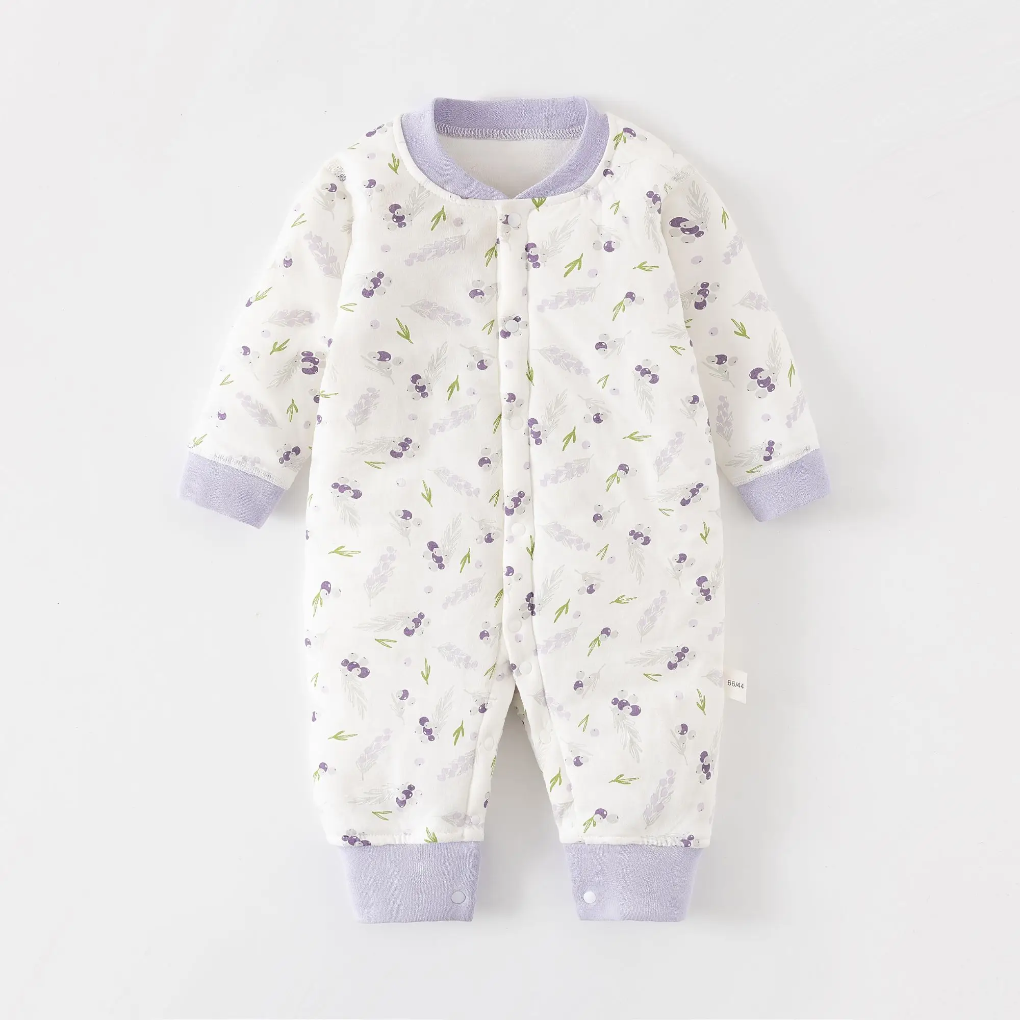 

Хлопковый комбинезон-слип для младенцев на осень-зиму, 40 г, утепленный, облегающий, универсальный, для ползания