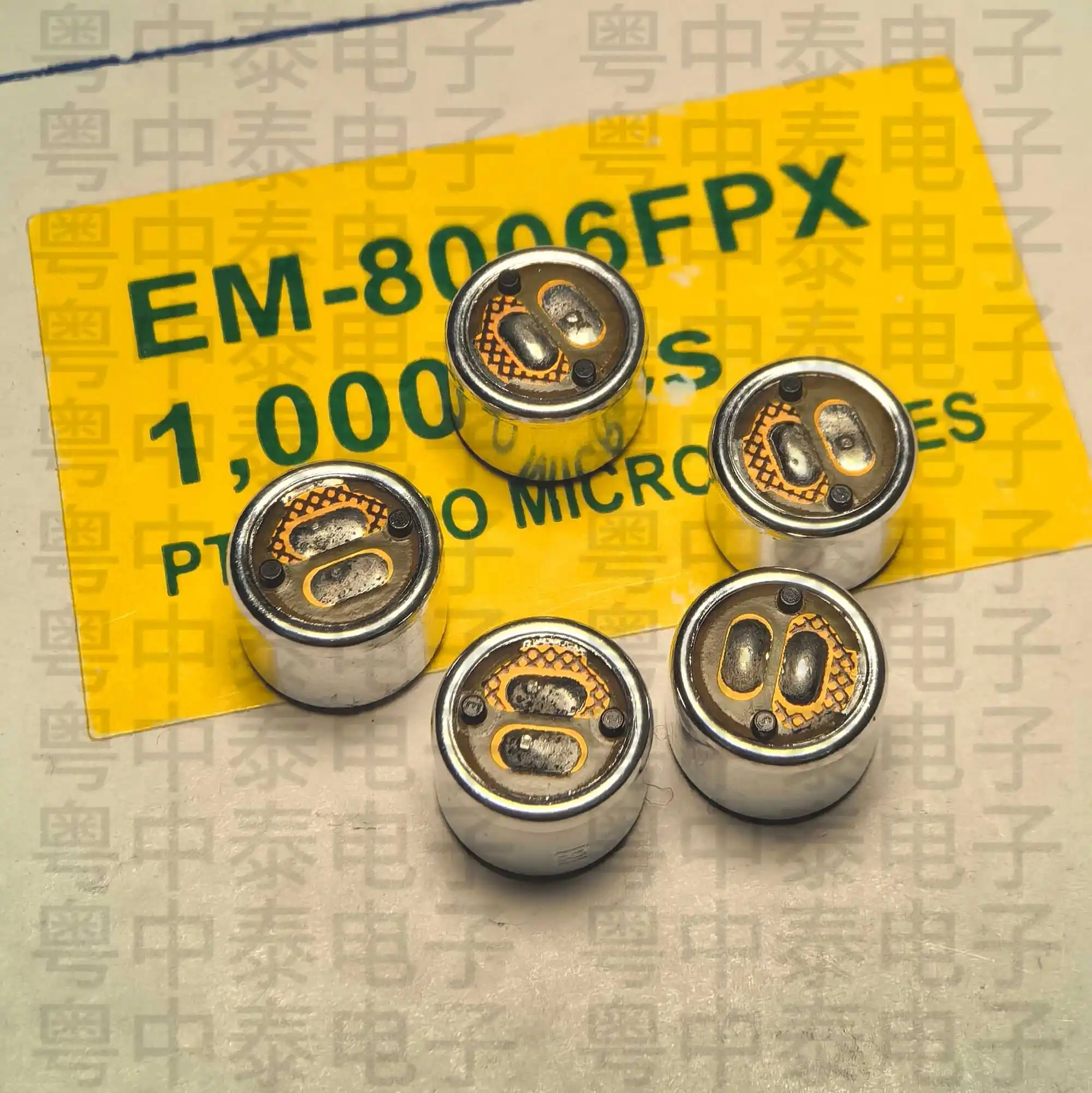 

10pcs/original Japanese EM-8006FPX capacitive electret microphone recorder pickup diy