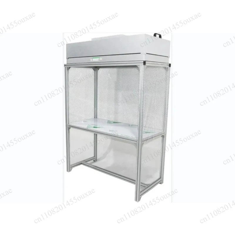 Portable Mini Laminar Flow Cabinet Vertical Dust Free Workbench Efficient Air Cleaning Clean Room Booth