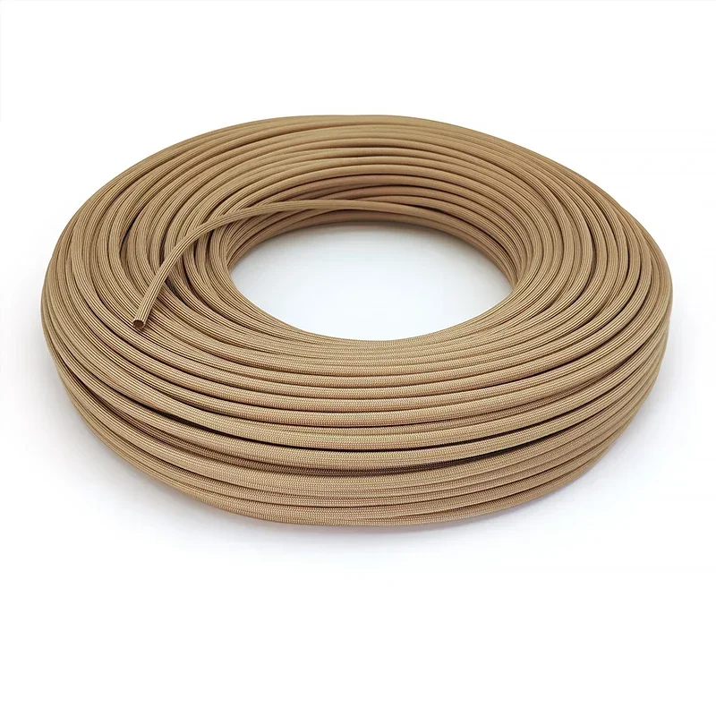 

Fiberglass Tube 1 ~ 30mm 800Deg.C HTG Cable Sleeve Chemical Fiber Glass Sleeving Alkali Free Fiber Braided Insulation Sleeved