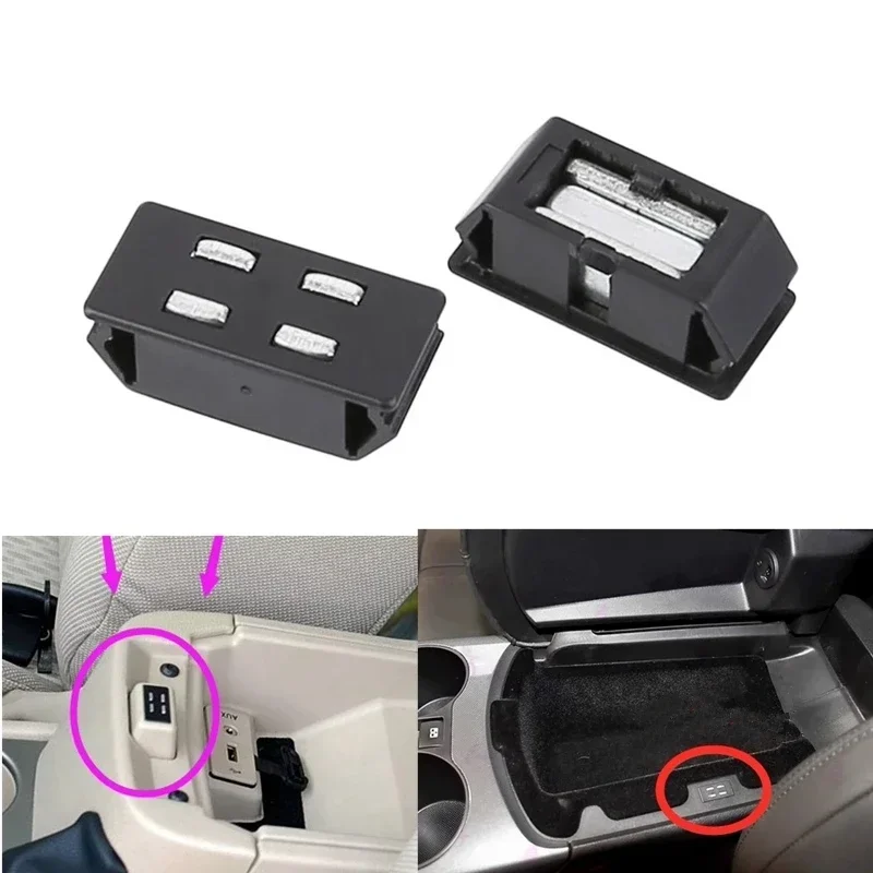 Caixa de apoio de braço central do carro clipe ímã bloqueio fivela magnética para peugeot 3008 para ford focus 2005-2013 para changan cs95