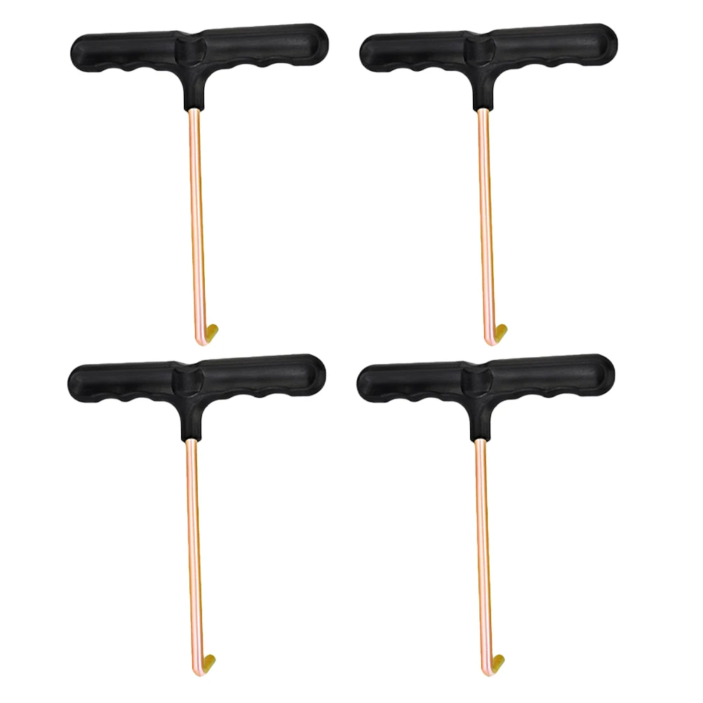 

Durable Shoelace Tightener T-Hook For Skates Skates Shoe Lace Tool Compact Portable Hockey Accessories Tool Figure