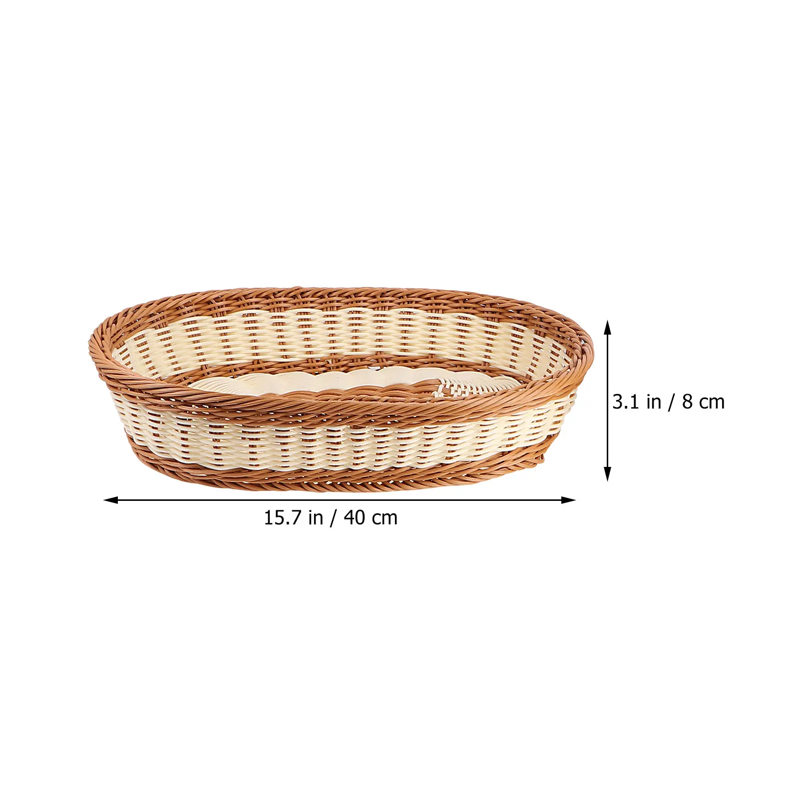 

2pcs Woven Basket Storage Organizer Home Decoration Flower Basket Food Serving Pantry Vegetable Seagrass Multi Function