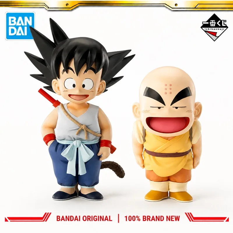 In Stock Bandai Original Ichiban Kuji Dragon Ball Krillin Son Gokuu Action Figure Model Doll Brand New Boxed Anime Characters