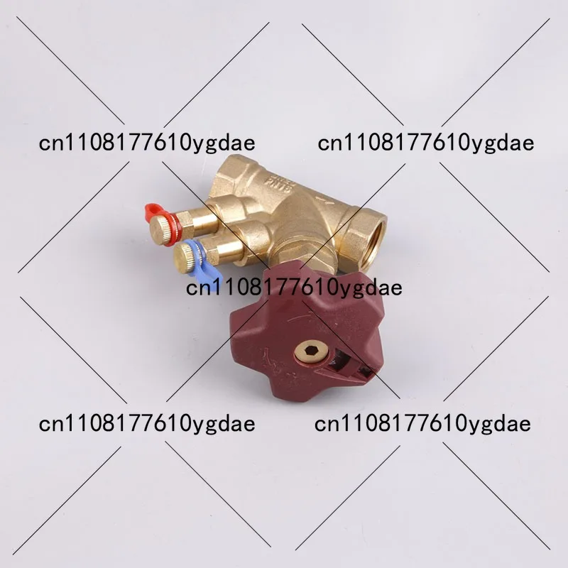 

Brass Flow Control Valve DN32-DN50 Digital Locking Adjustment Static Flow Balance Valve