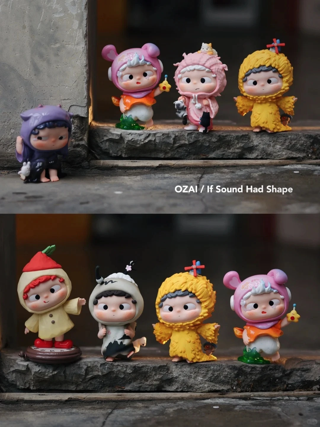 

Heyone Ozai If Sound Had Shape Series Blind Box Anime Action Figure Home Decor Desktop Doll Ornament Collectible Model Gift