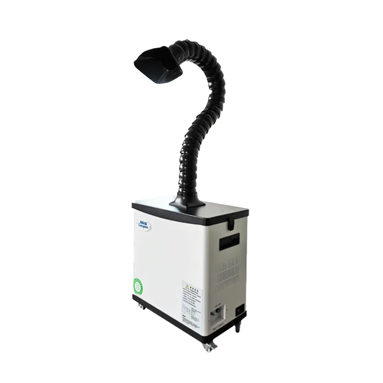 Smoke Purifier Mobile Solder Fume Extractor Laser  Absorber Dust Collector For Welding Machine