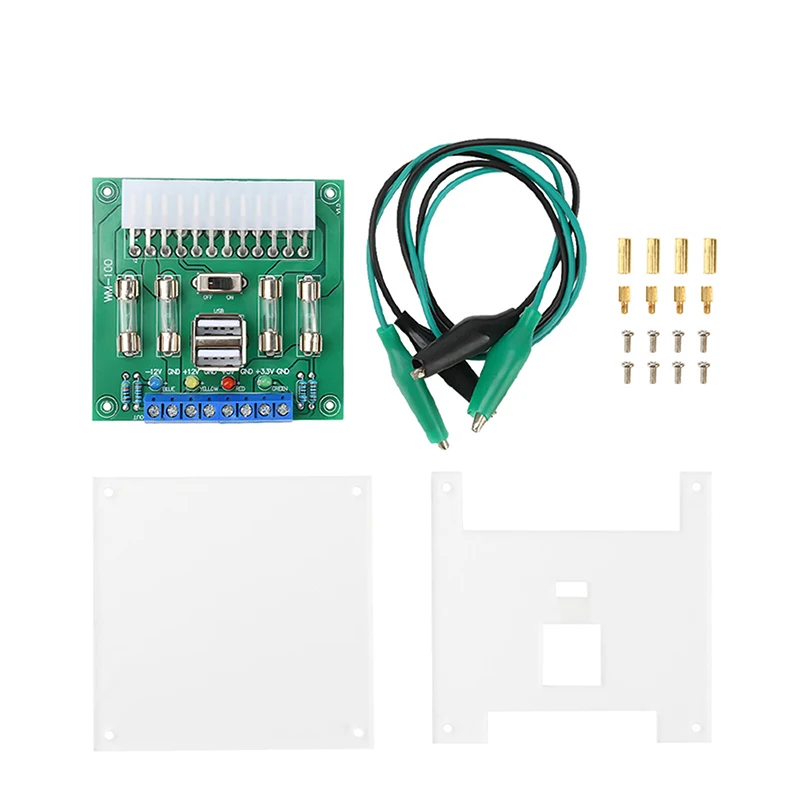 1pcs 20/24Pin ATX power supply take power board power adapter module desktop computer power module four-color indicator