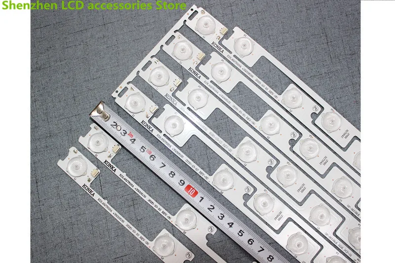 6 جزء/الوحدة لشرائط الإضاءة الخلفية للتلفاز 6 فولت لـ Konka KDL48JT618A KDL48SS618U 35018539   6LED 442 مم 48 بوصة بإضاءة خلفية للتلفاز