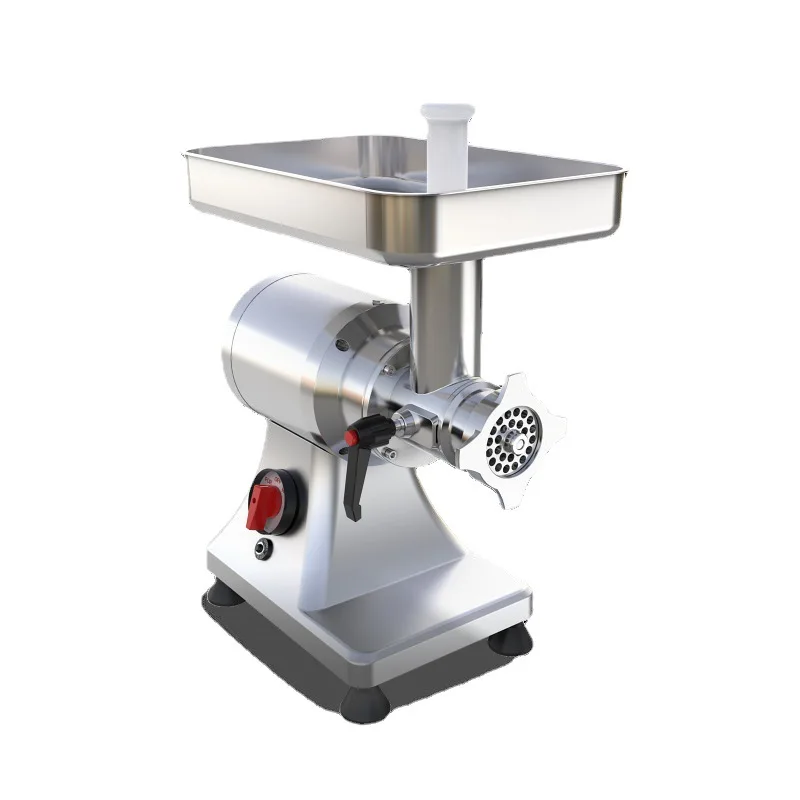 Hot Sale Commercial Meat Mincer Small Stainless Steel Electric Meat Restaurant Sausage Stuffer Maker Grinder Cutting Machine view 5