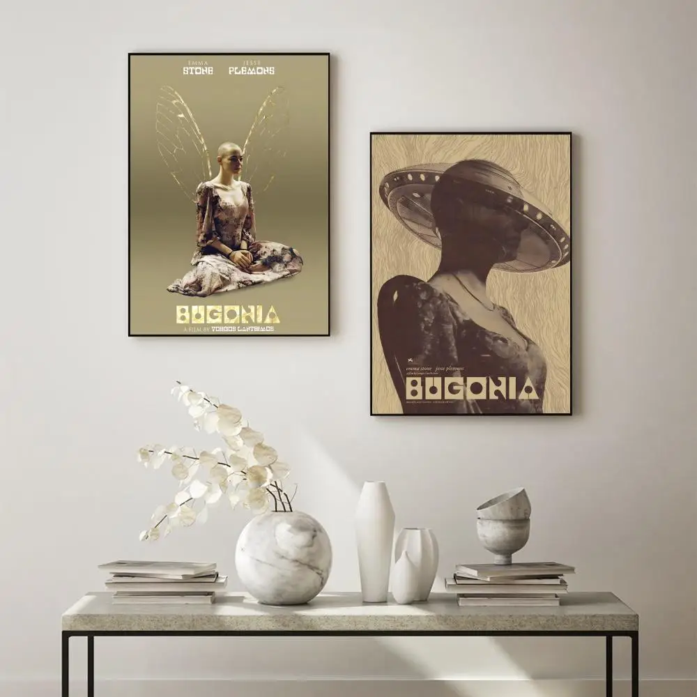 ملصق فيلم رعب B-BugoniaS عالي الدقة متعدد الاستخدامات مقاوم للماء لتزيين الحائط ذاتي اللصق مثالي لأي غرفة وهدية مثالية