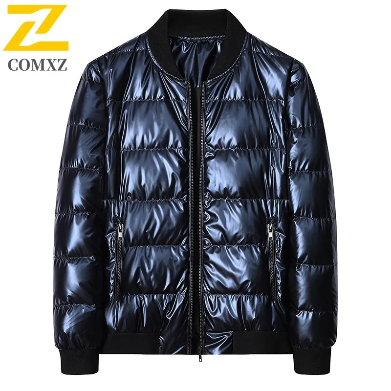 Men's Vintage Puffer Jacket Waterproof Windproof Down Alternative Coat American Style Motorcycle Outerwear Fit Outdoor Sports