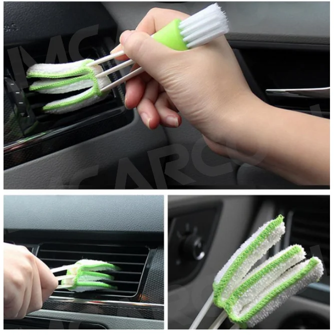 

Car Accessorise Air Condition Outlet Cleaning Brush Remover Brush Dusting Blinds Keyboard Car Interior Brush Detailing Tools