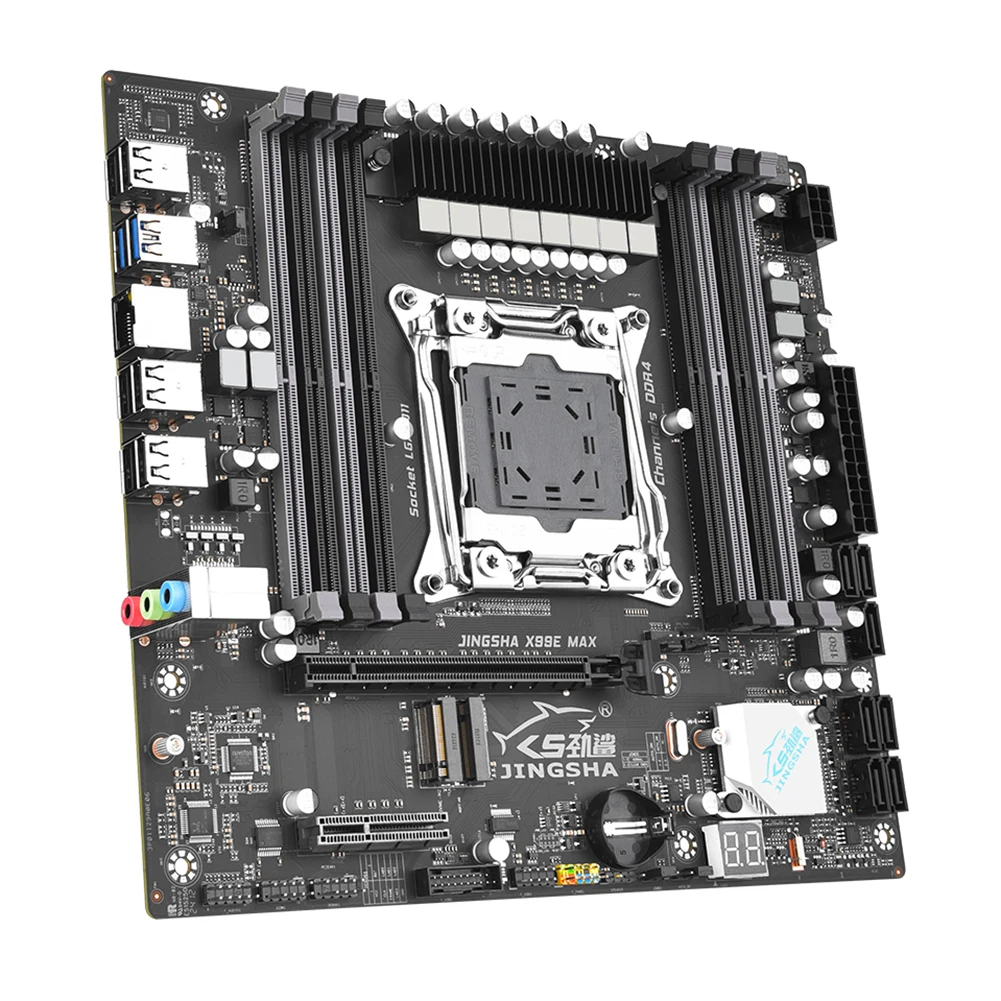 

X99E MAX Motherboard LGA2011-3 Computer Motherboard Desktop Mainboard 8*DDR4 NVME/SATA M.2 USB2.0 SATA 3.0 PCIE3.0 X16/x4